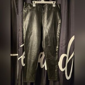 Mixit Black Faux Leather Pants